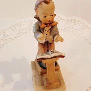 Vintage Hummel Goebel Boy Figurine-Band Leader, 129 West Germany